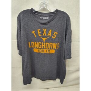 Longhorn‎ Apparel Texas Longhorns Hook Em T-Shirt Mens XL Grey Graphic Tee 1911
